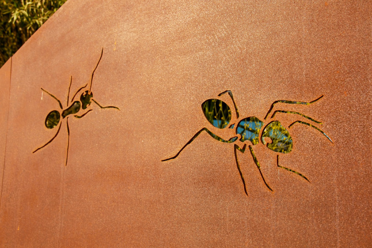 Plaque acier corten décorative