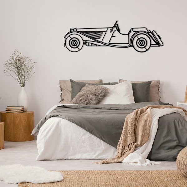 Art mural métal voiture ancienne