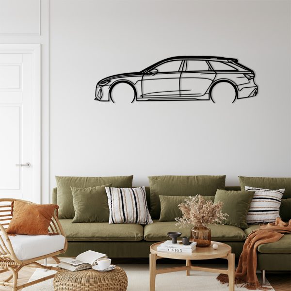 Décoration murale métal Audi RS6