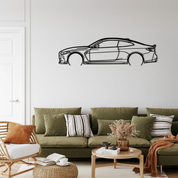 Décoration murale métal BMW M4 CSL