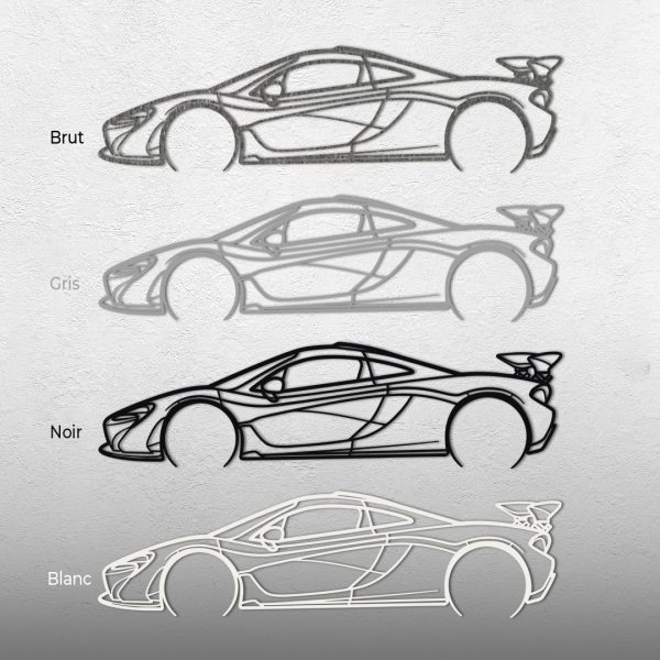 Art mural en métal McLaren P1 – Image 3