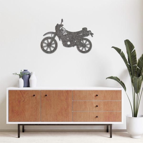 Art mural en métal motocross – Image 4