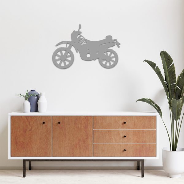 Art mural en métal motocross – Image 2