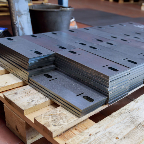 Pièces industrielles en acier S235JR