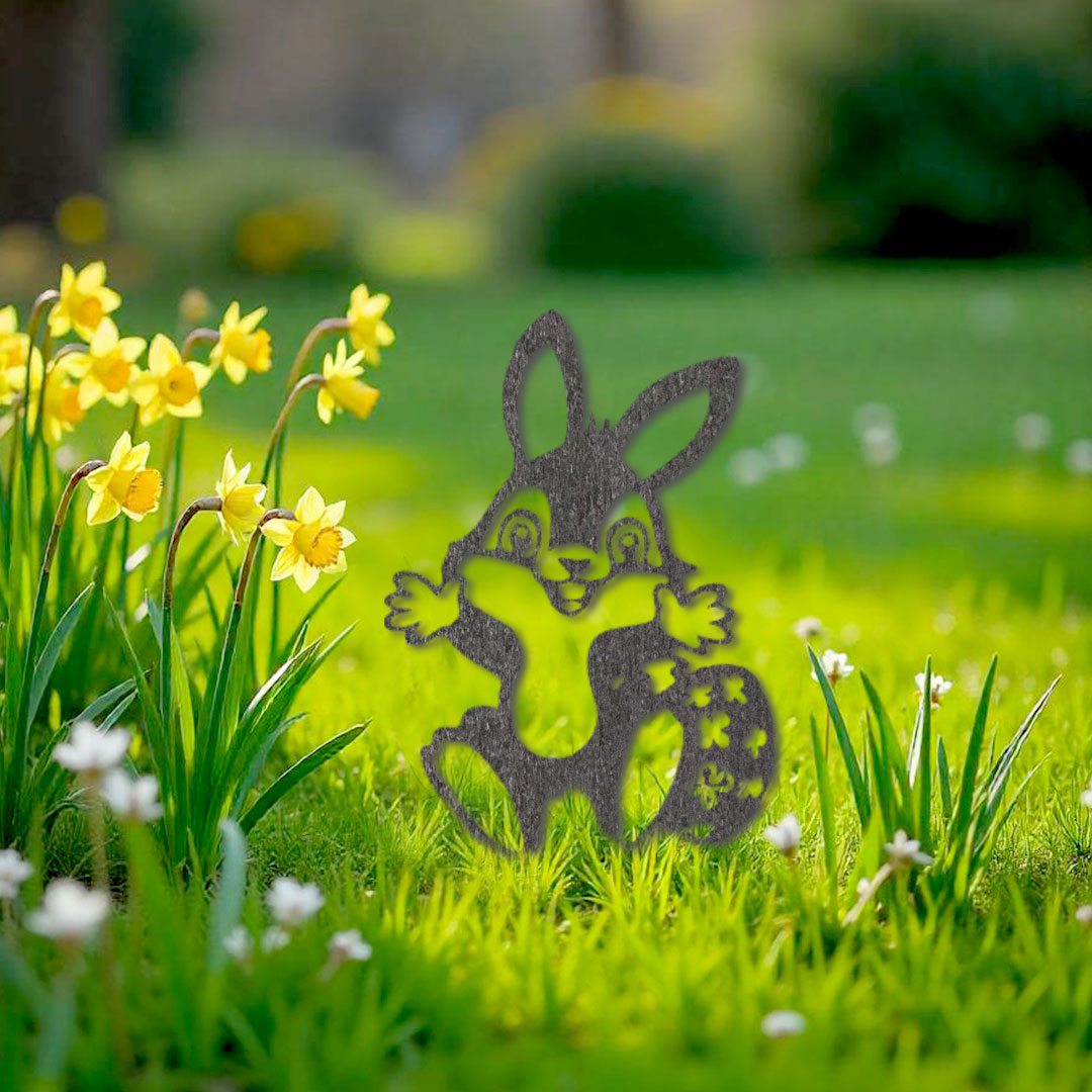 Décoration extérieure Lapin de Pâques enfantin – Image 5