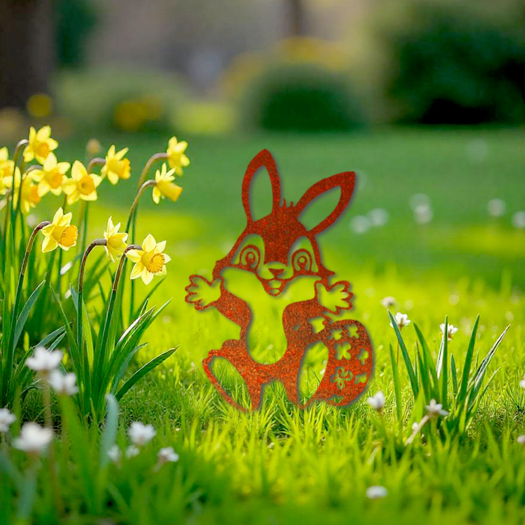 Décoration extérieure Lapin de Pâques enfantin – Image 2