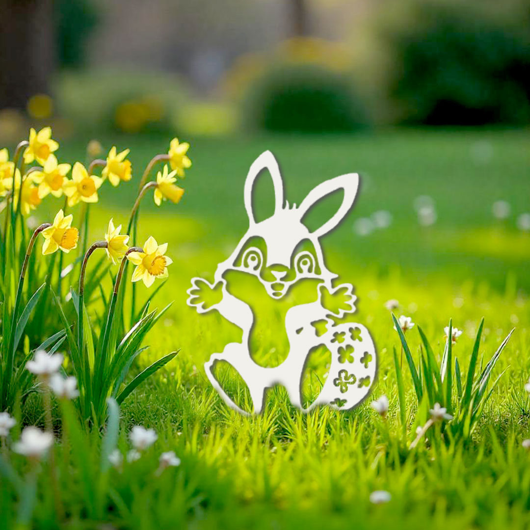 Décoration extérieure Lapin de Pâques enfantin – Image 4