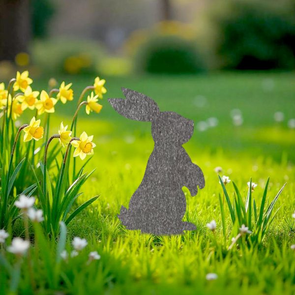 Décoration extérieure Silhouette Lapin de Pâques debout – Image 6