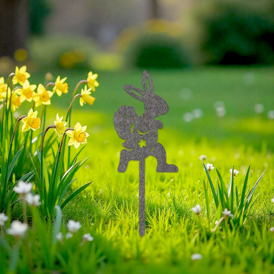 Décoration extérieure à piquer Lapin coureur – Image 5