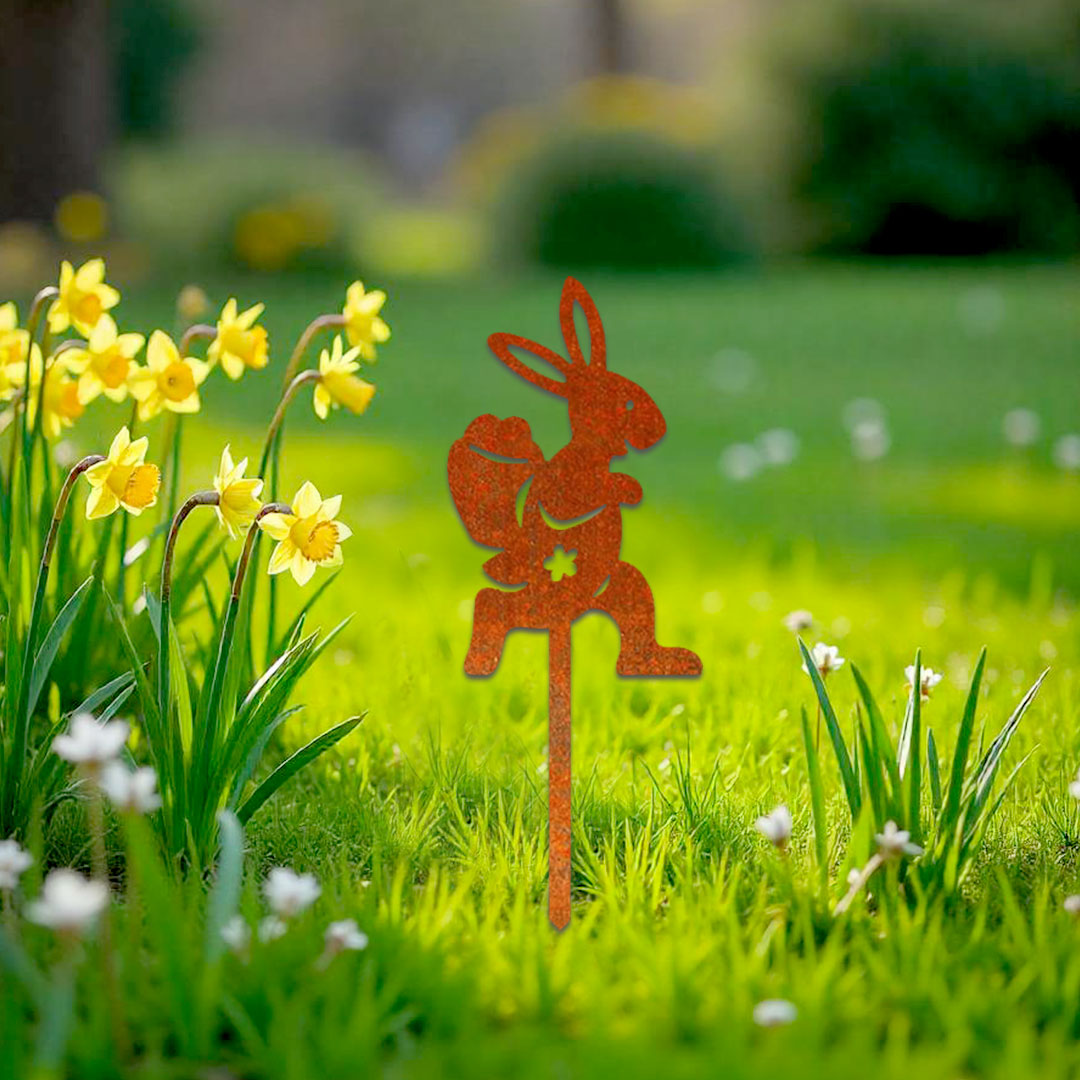 Décoration extérieure à piquer Lapin coureur – Image 6