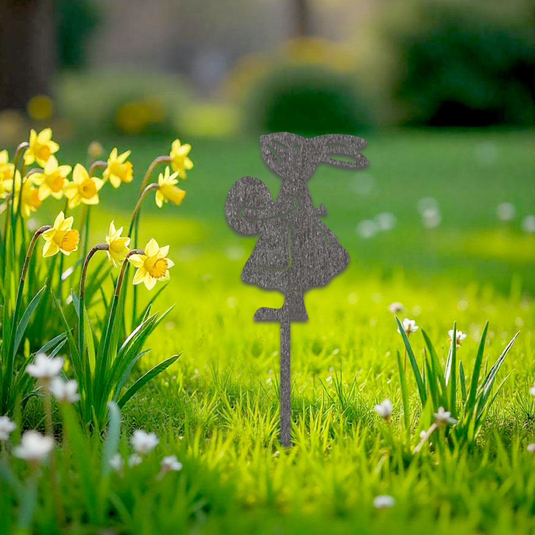 Décoration extérieure à piquer Lapine et son oeuf – Image 6