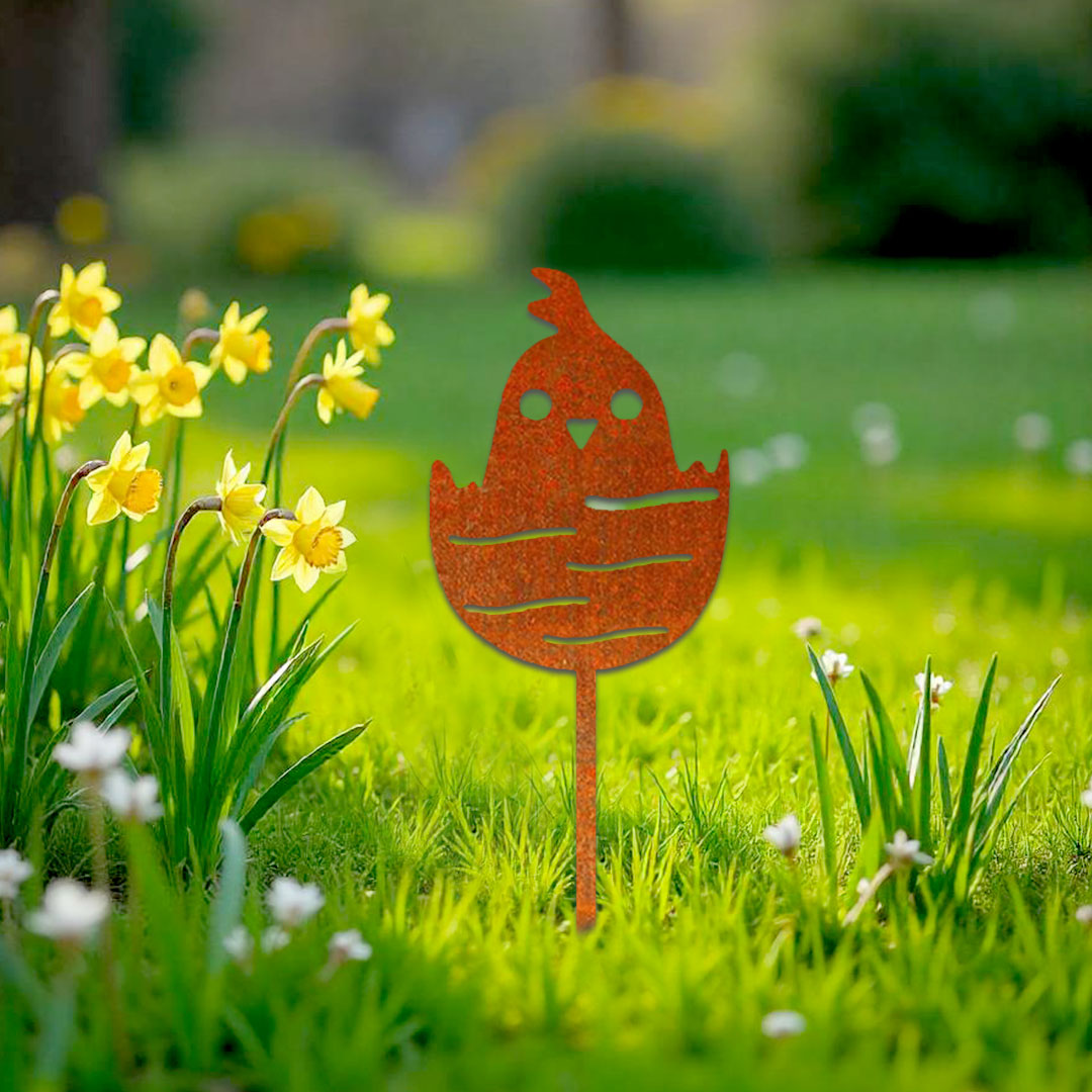 Décoration extérieure à piquer Poussin – Image 3