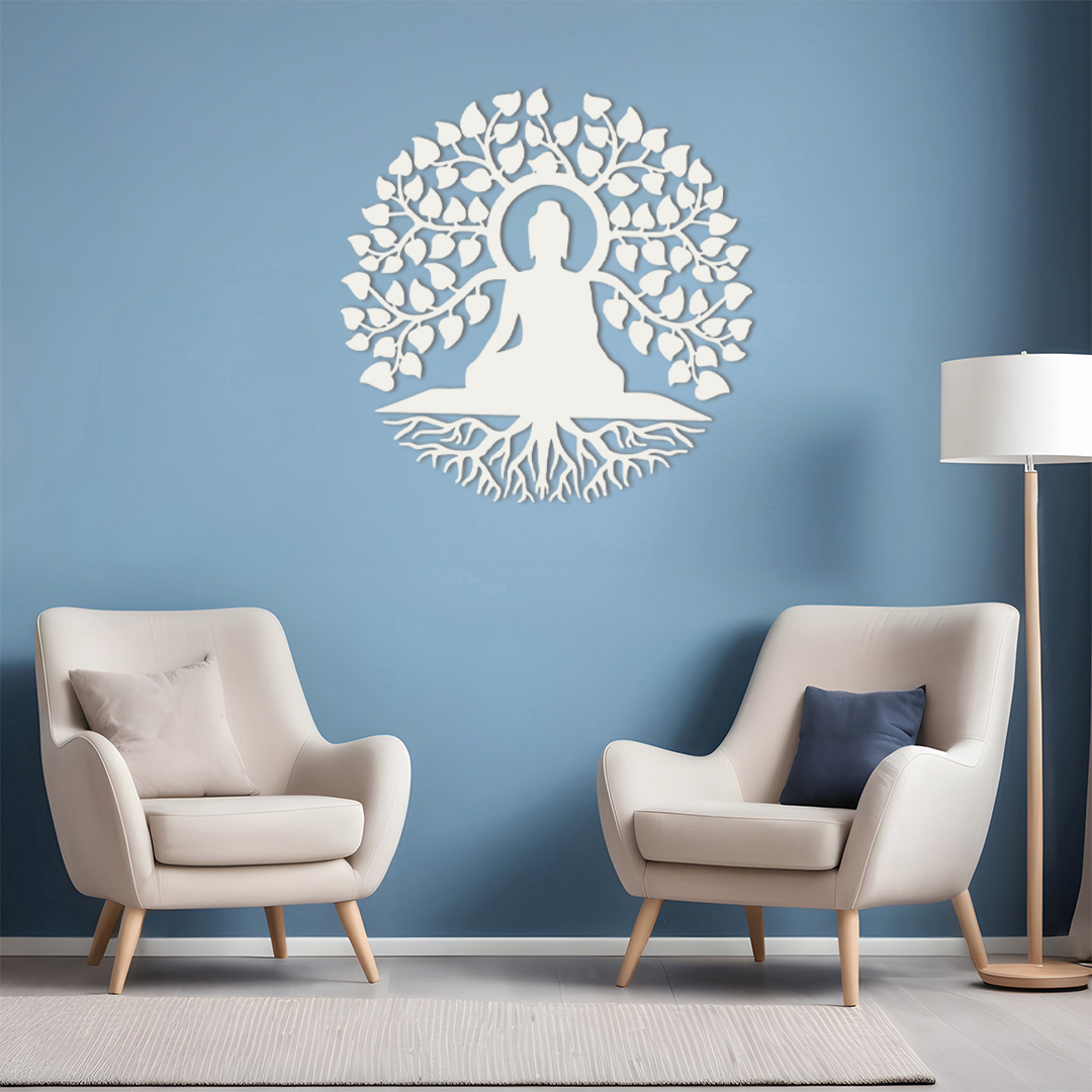 Décoration murale métal arbre de vie zen – Image 3