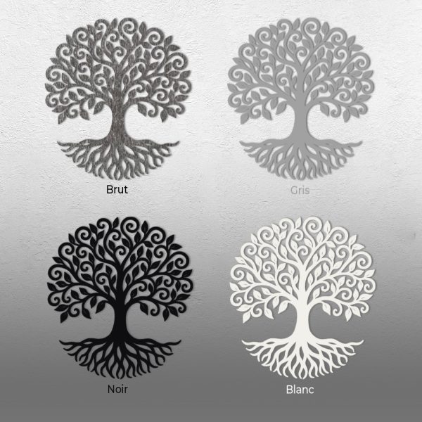 Décoration murale métal pliable arbre de vie – Image 6