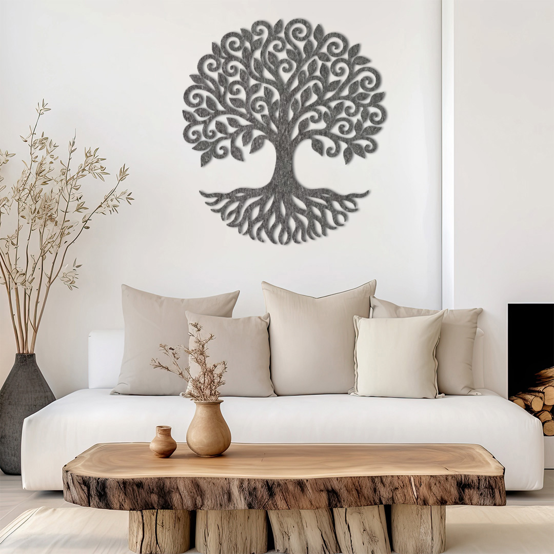 Décoration murale métal pliable arbre de vie – Image 3